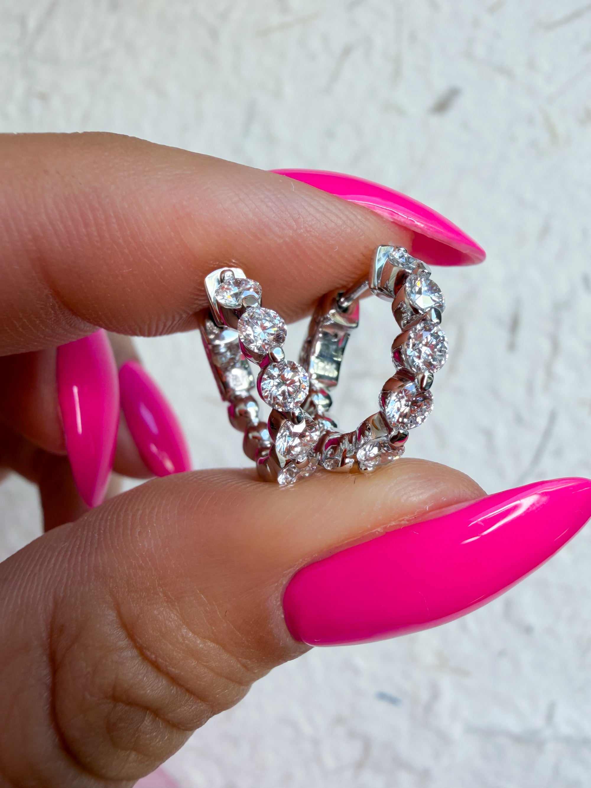 The Iconic Diamond Huggie