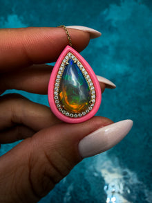 The Bubblegum Opal Necklace