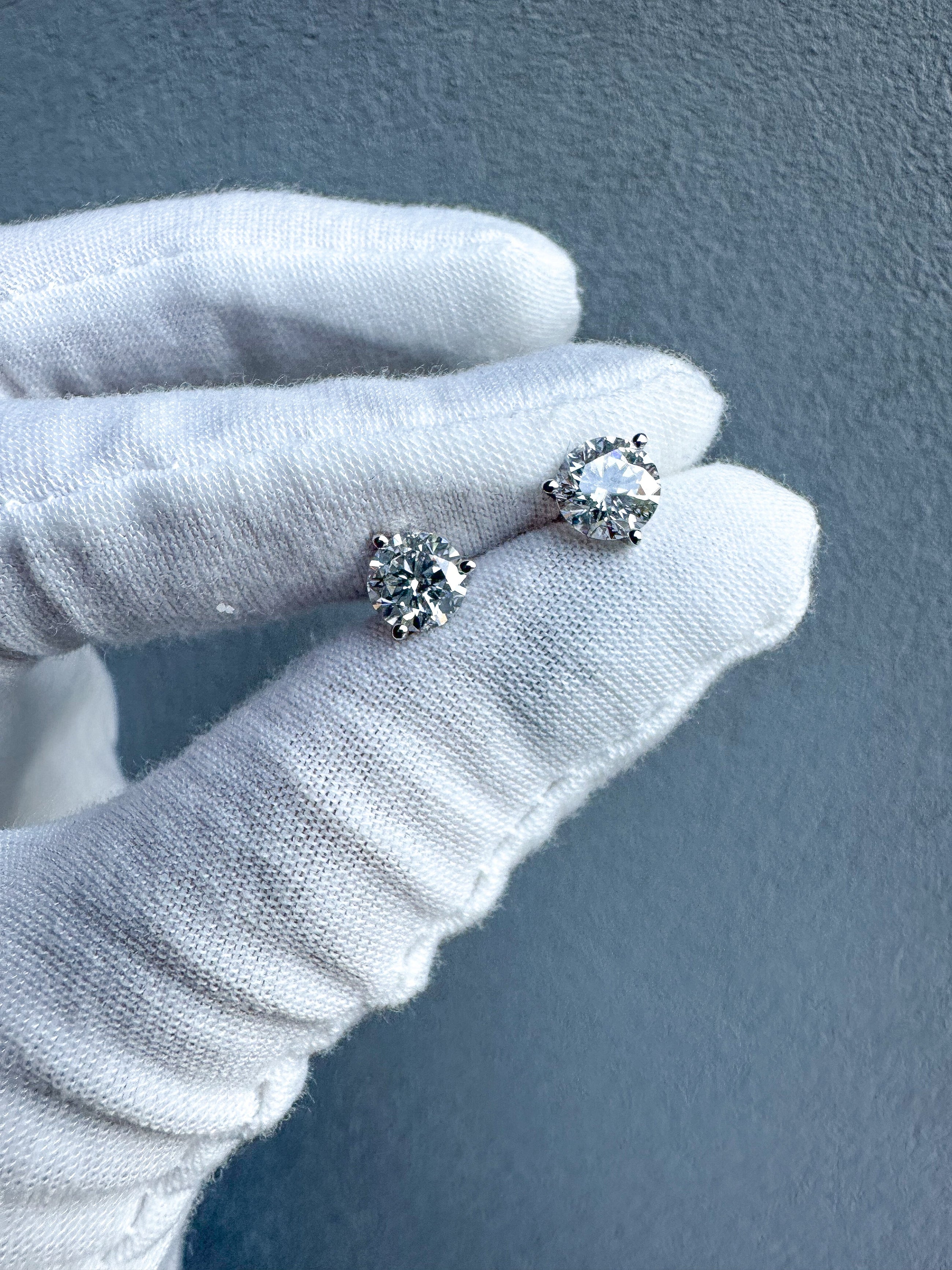 The Everyday Icons - Brilliant Cut 2ctw Diamond Studs