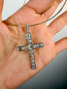 Radiance Diamond Cross Pendant