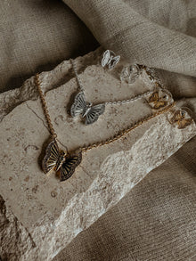 Butterfly Necklace & Earrings Set