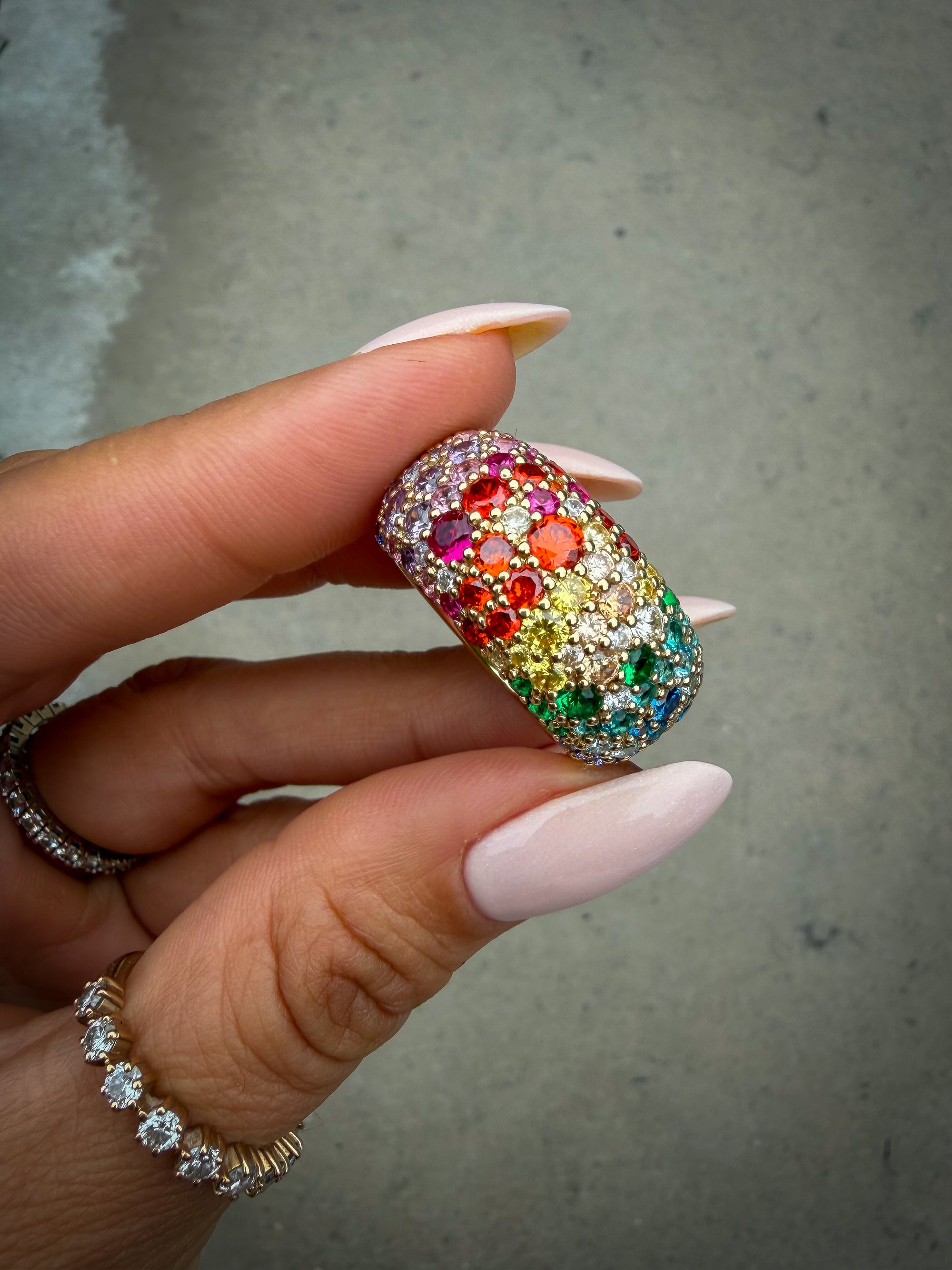 The Ombré Rainbow Ring Jacket