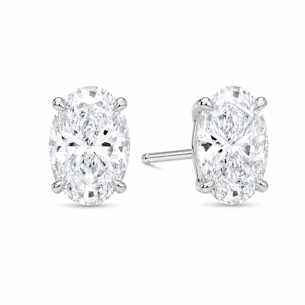 The Legacy Oval 10ctw Diamond Studs