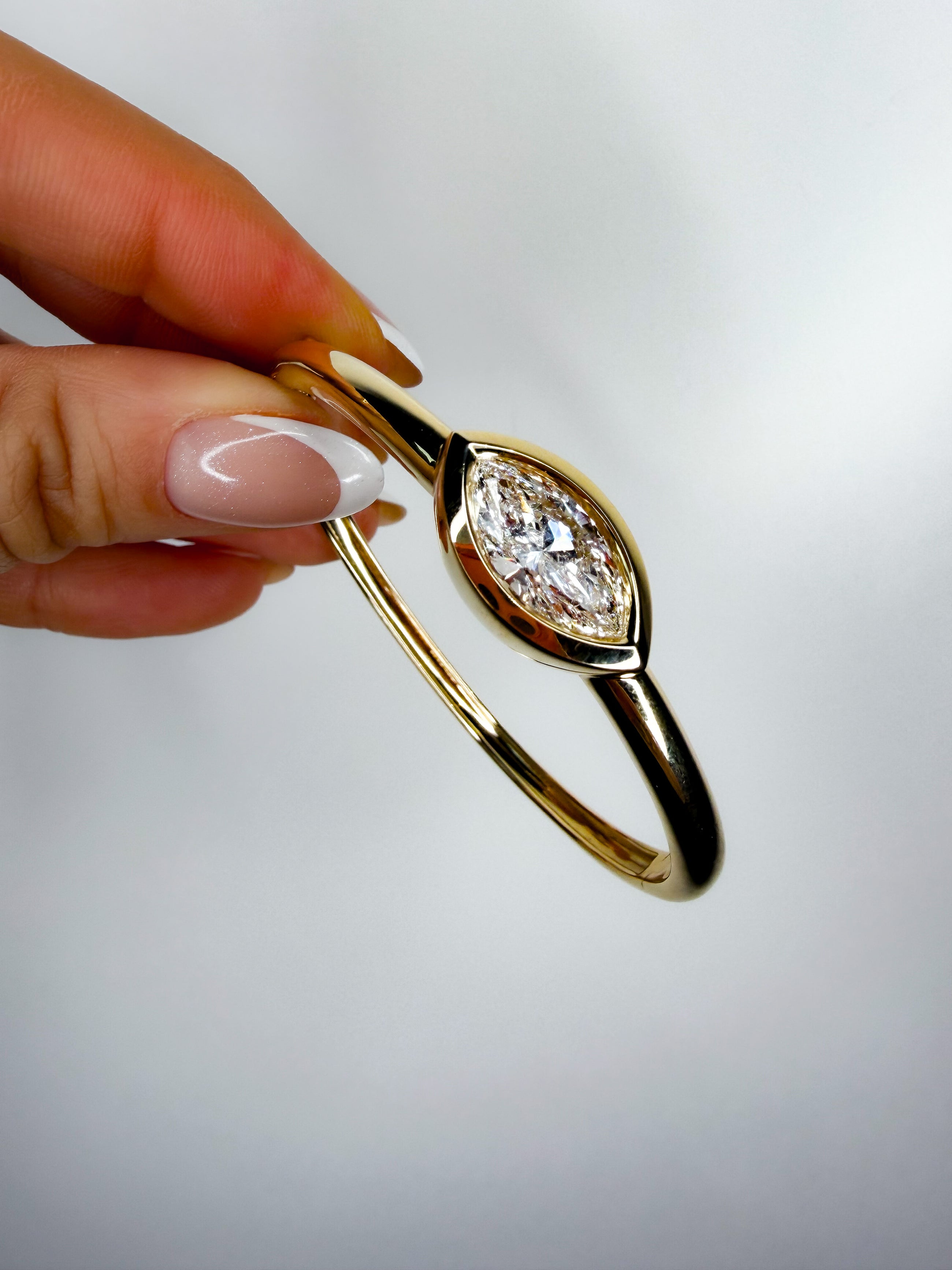 The Eye Marquise Bangle