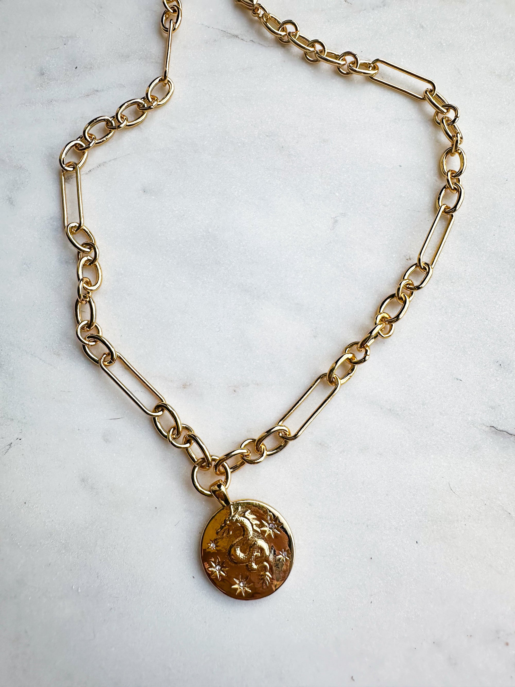 Dragon Coin Necklace