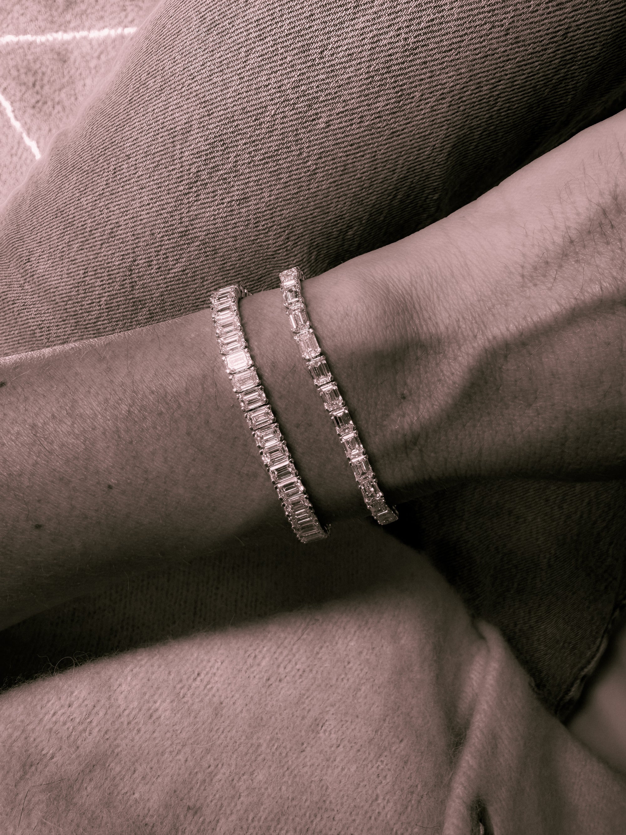 The Emerald Cut Tennis Bracelet