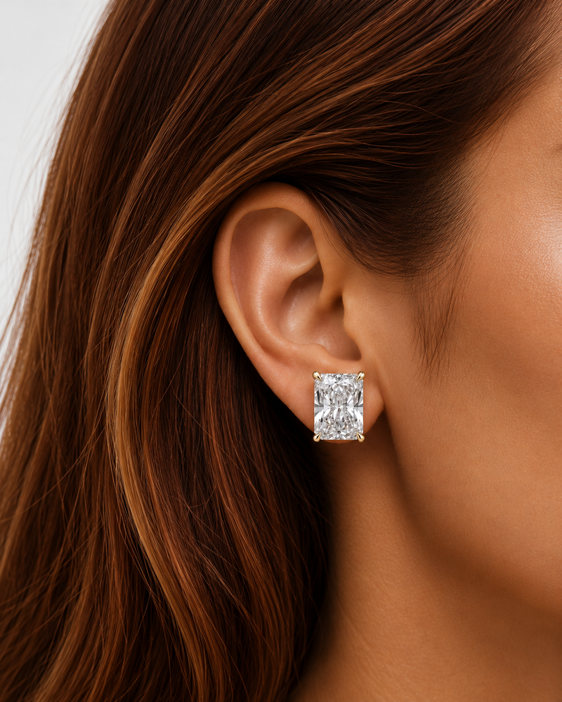 The Radiance 12ctw Diamond Studs