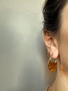 Golden Wave Hoops