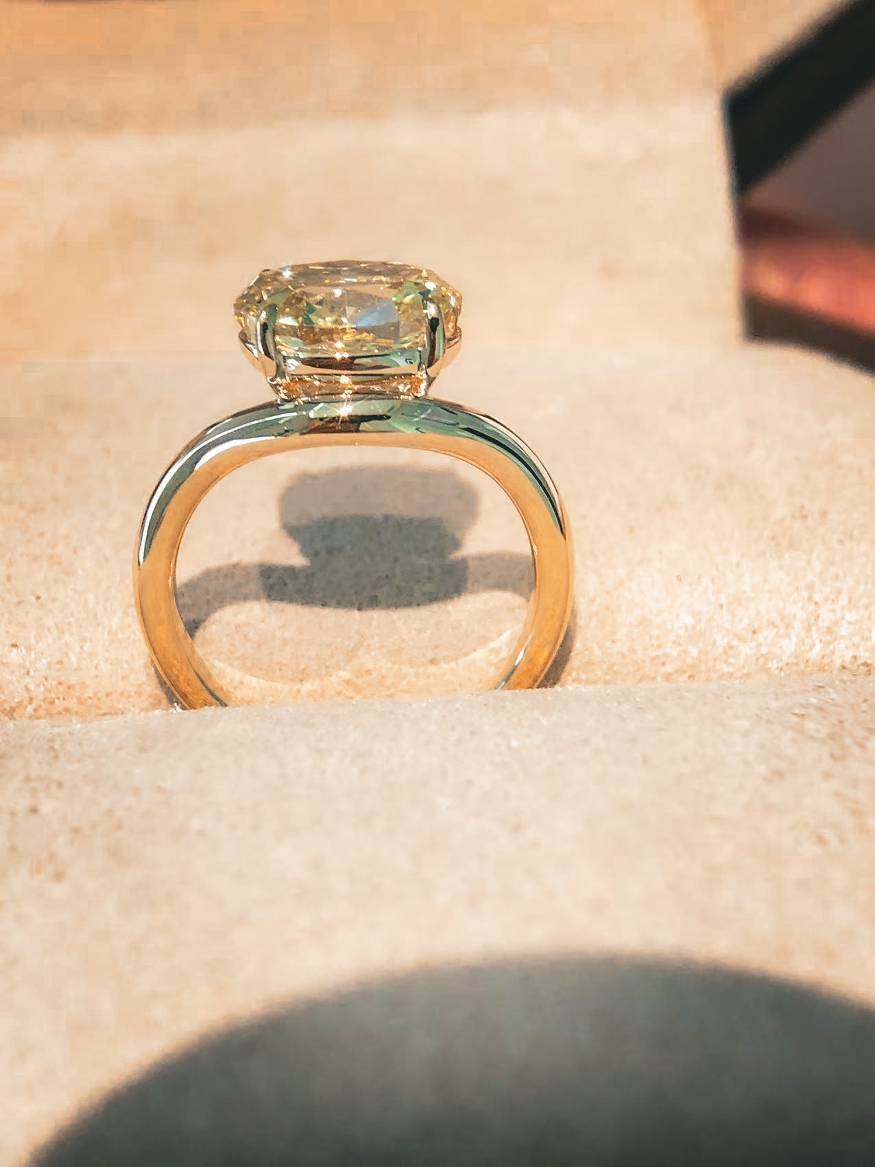 The Golden Lady M Pinky Ring