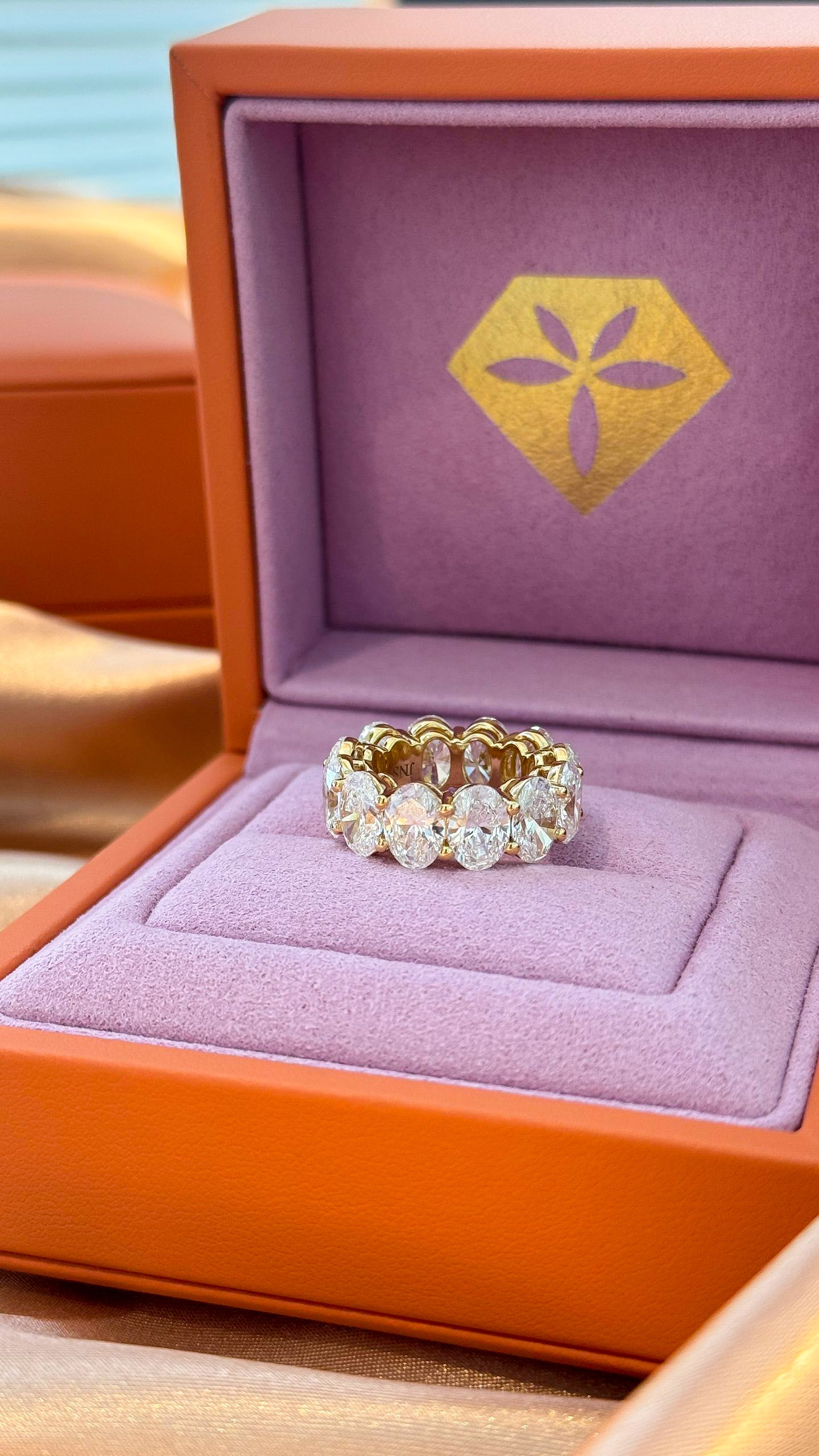 The Royale Oval Eternity Band