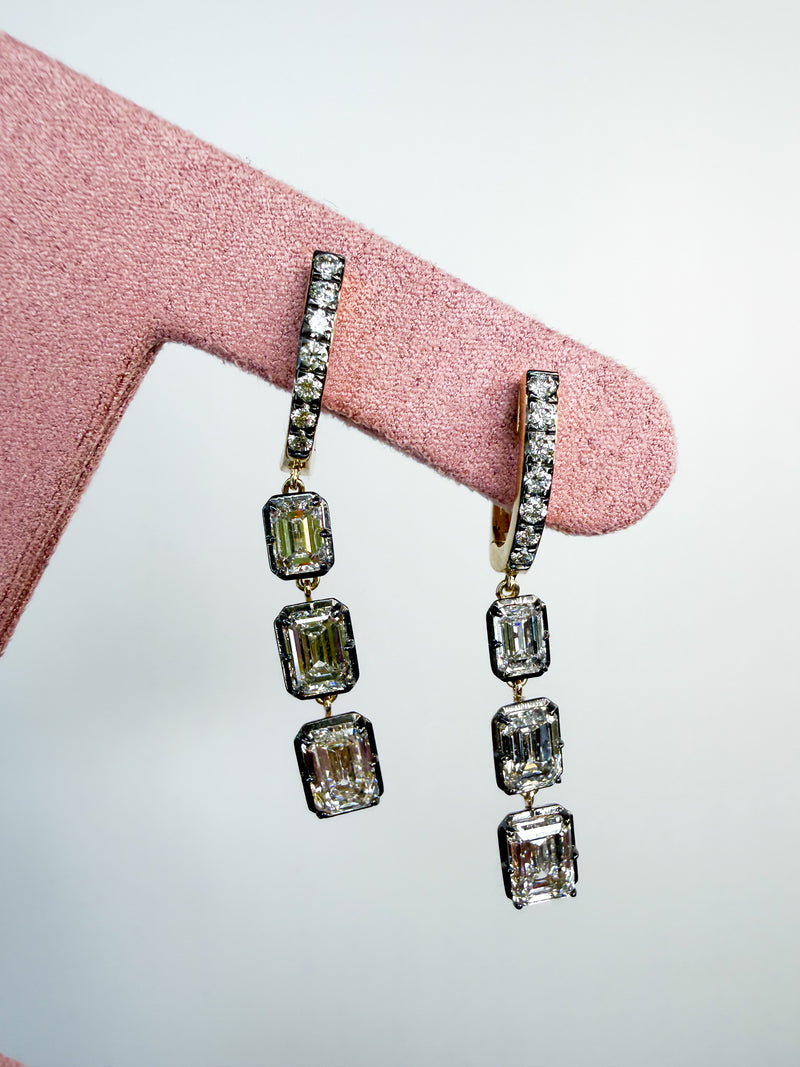 Emerald Drop Earrings