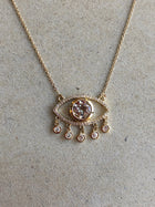 Diamond Eye Shaker Necklace