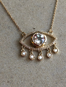 Diamond Eye Shaker Necklace