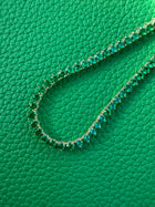 The Clover Green Tennis Necklace