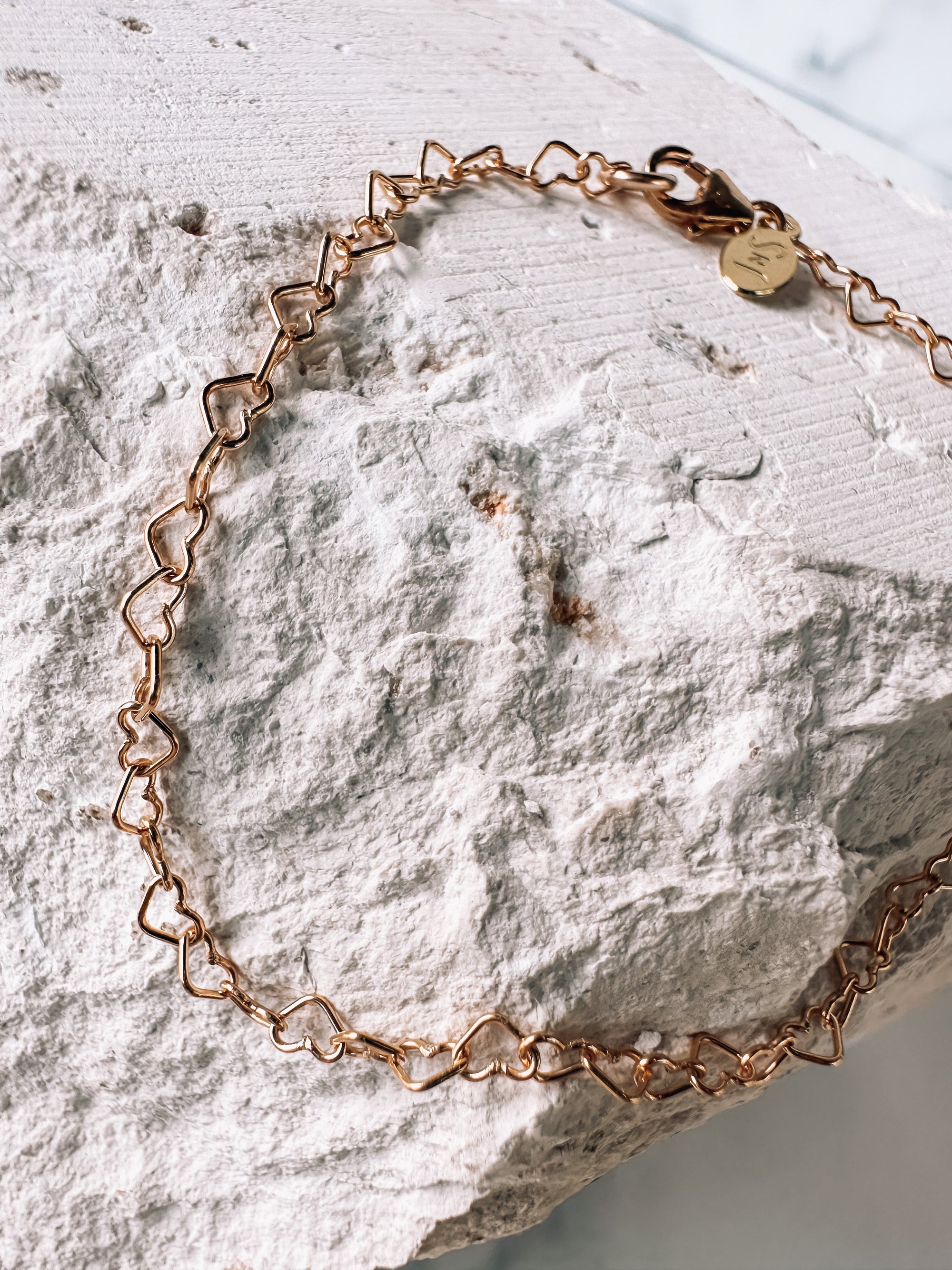 Heart Chain Bracelet