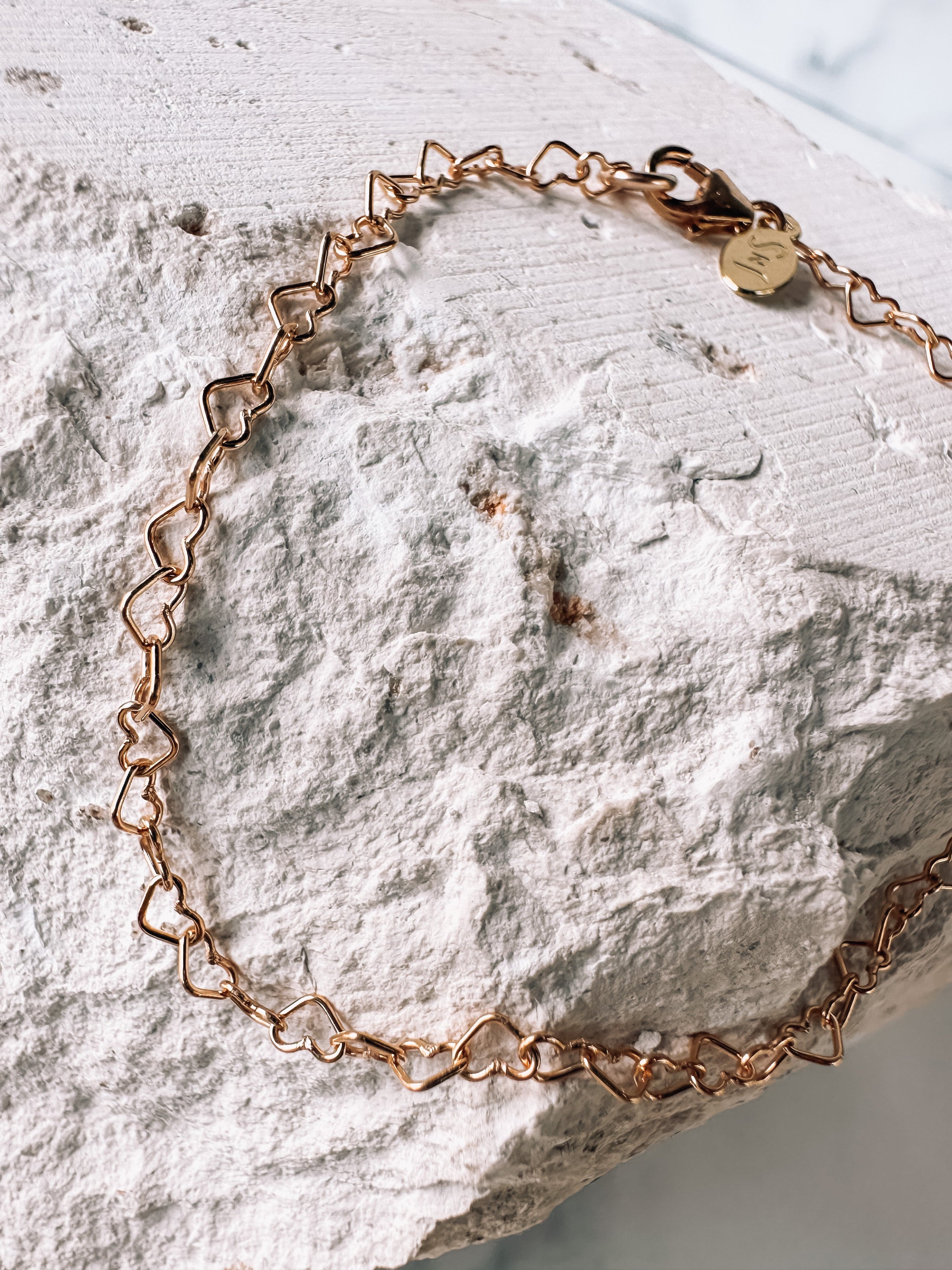Heart Chain Bracelet