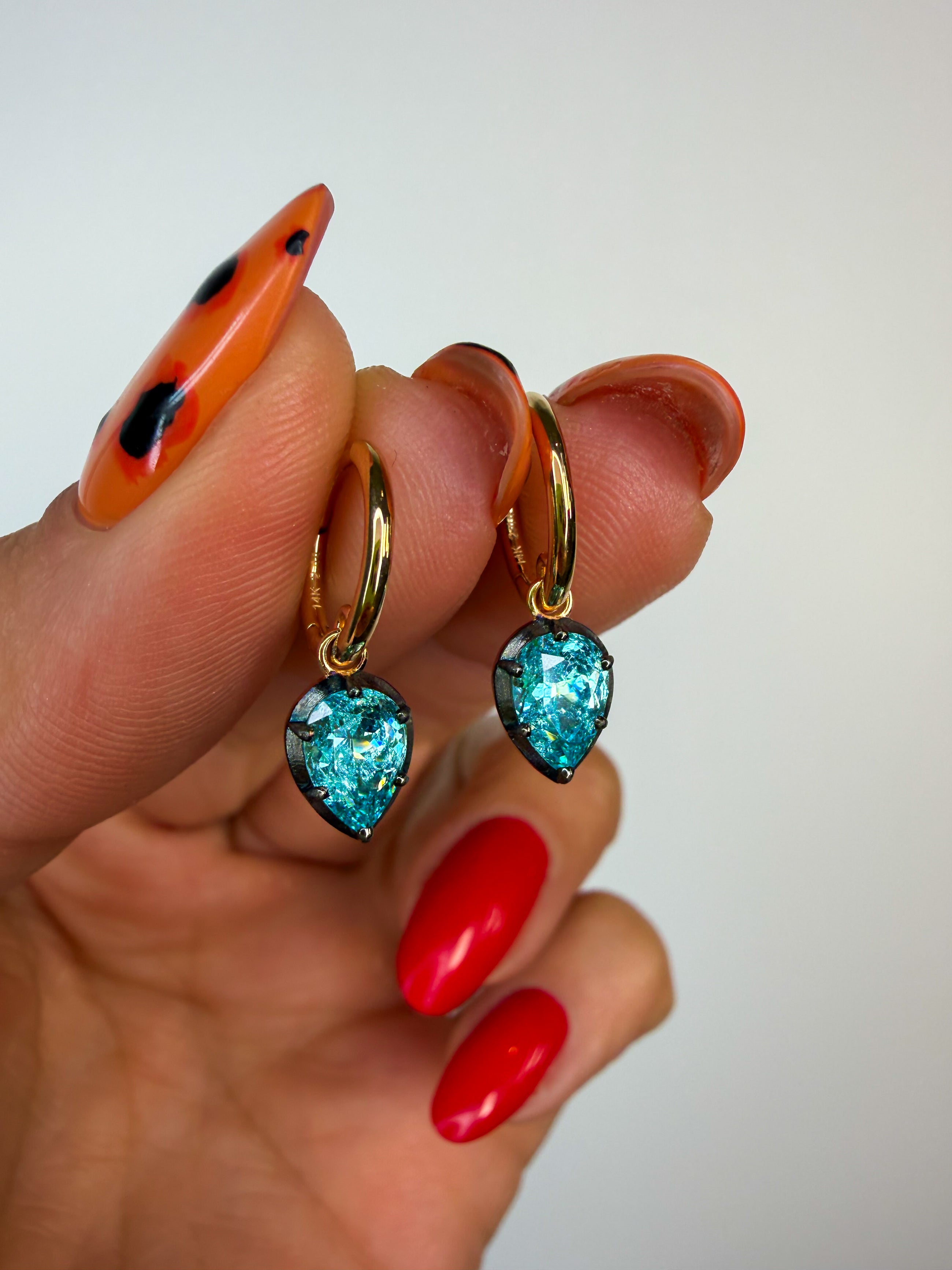 The Seraphine Paraiba Ear Crawlers
