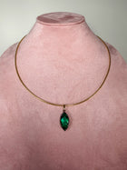 Verde Heirloom Marquise Pendant