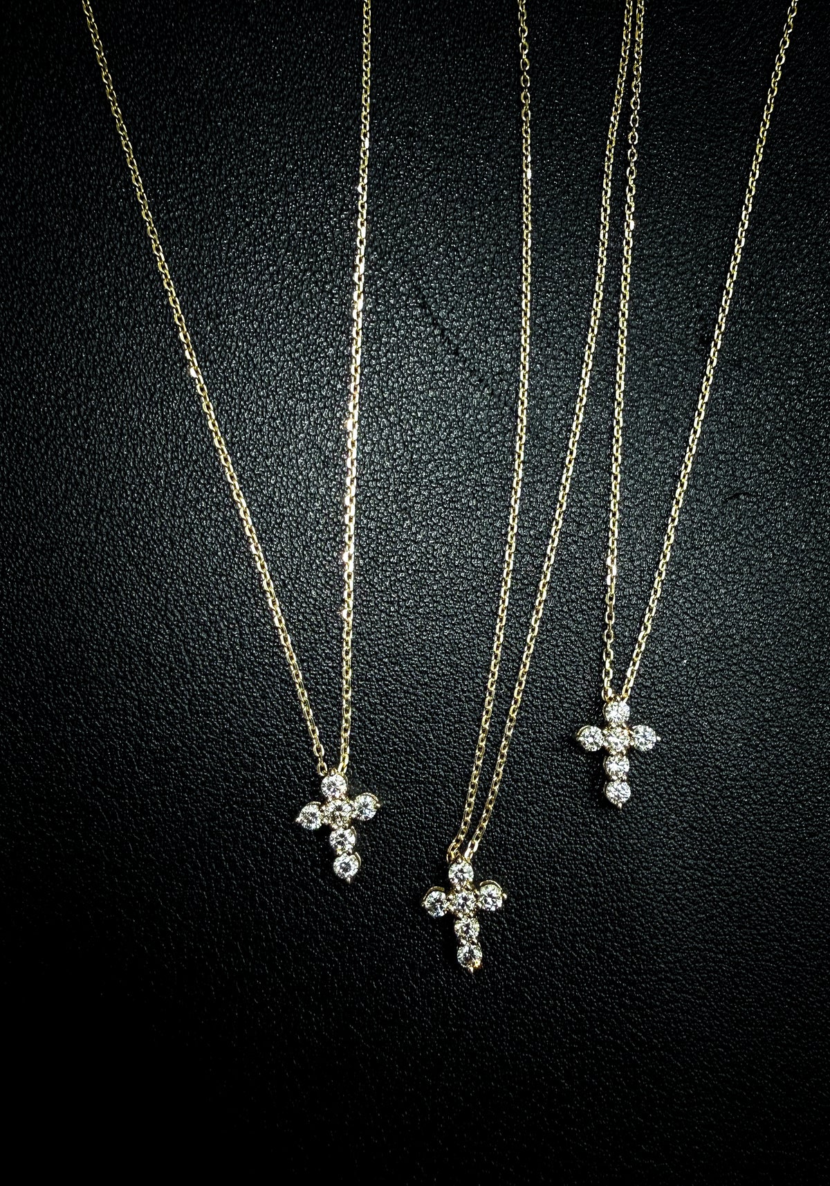 The Petite Grace Diamond Cross