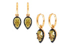 The Seraphine Yellow Pear Diamond Earrings