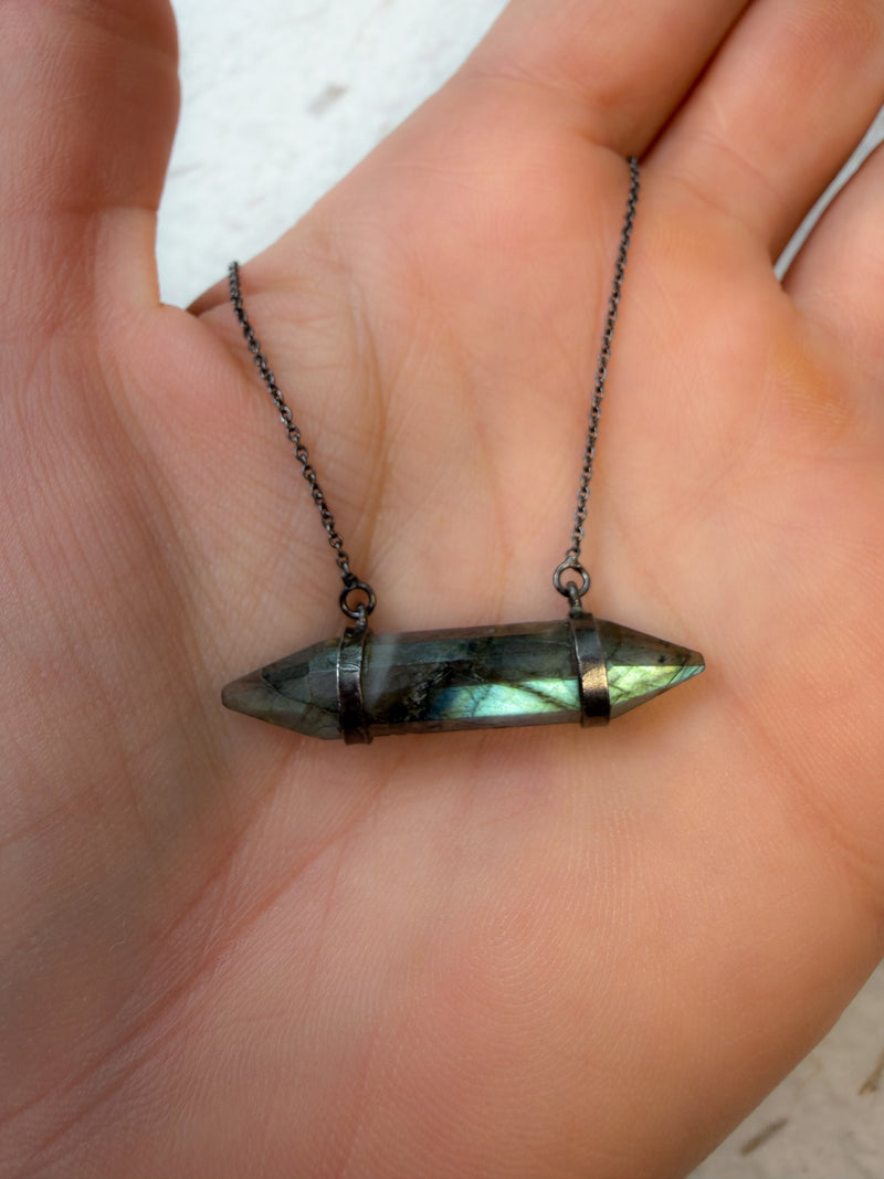 Mystic Prism Labradorite Necklace