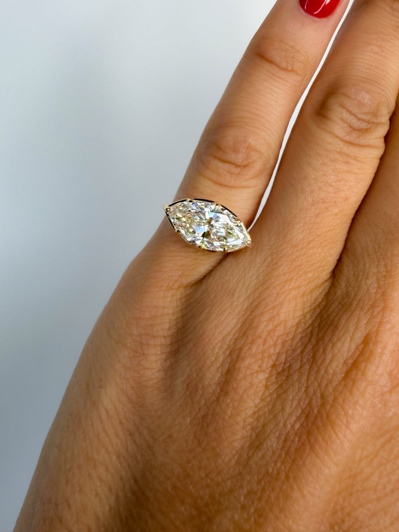 The Ride-or-Die Marquise Pinky Ring