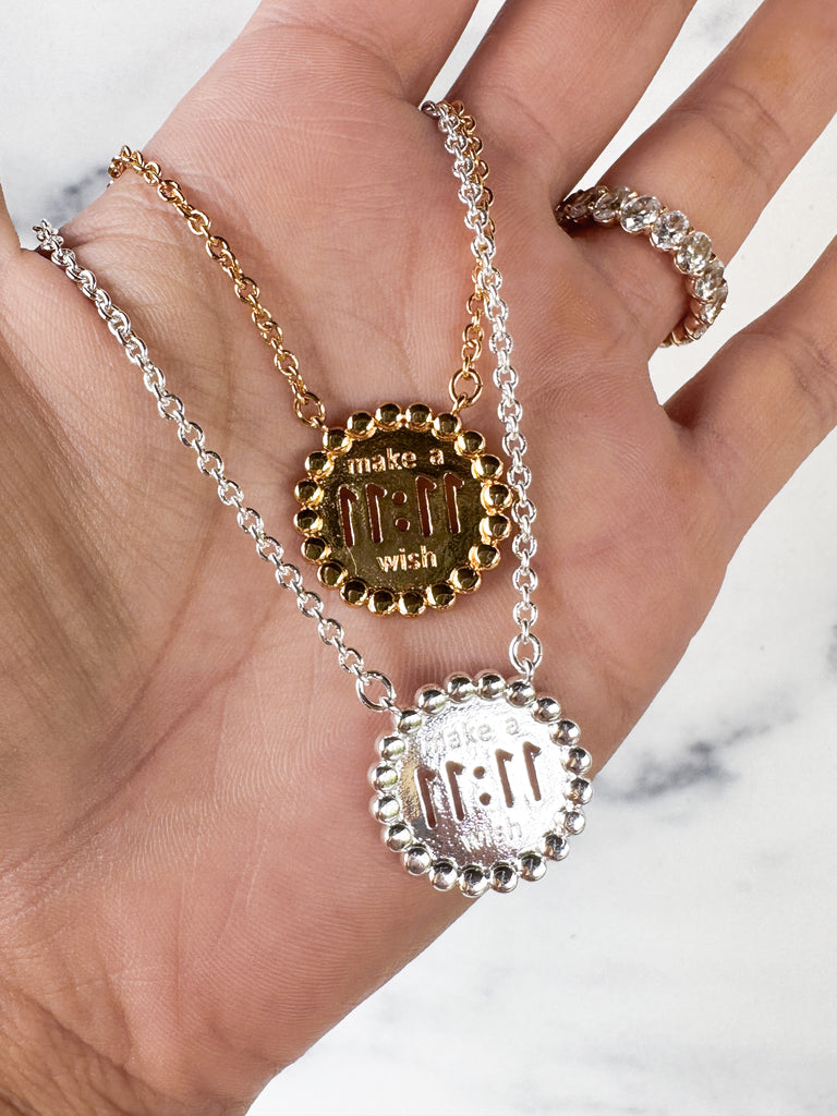 Make a Wish 11 11 Necklace Jugar N Spice