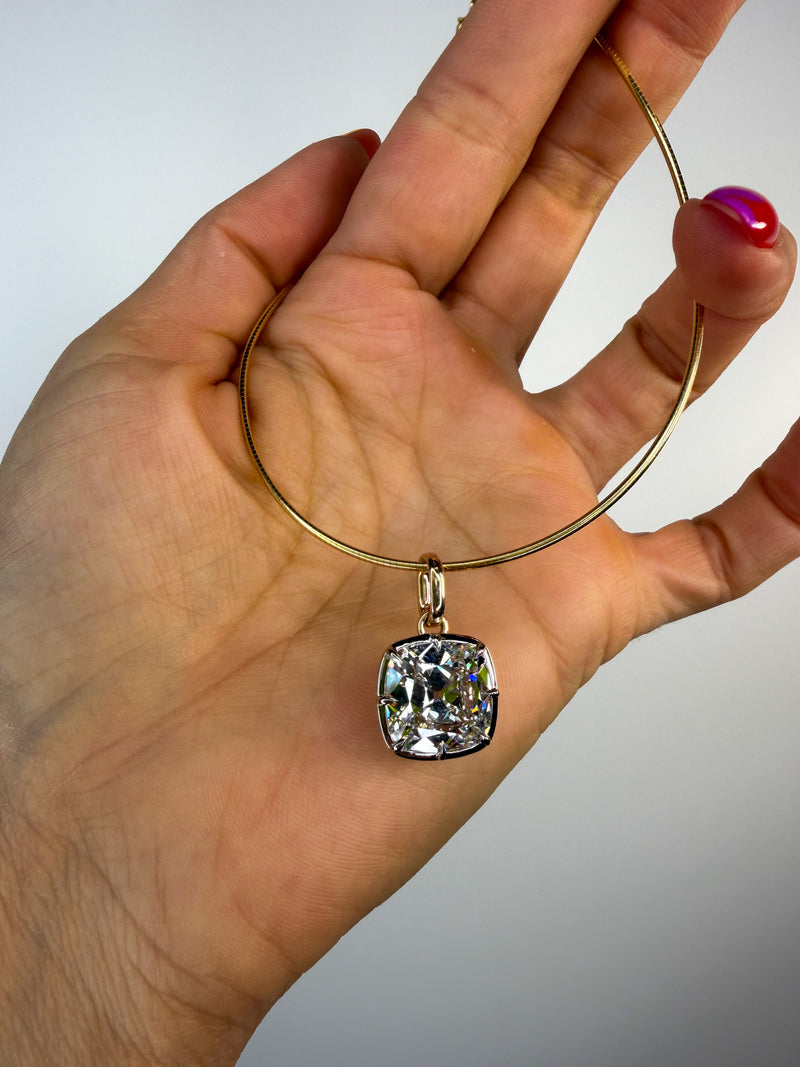 Heirloom Antique Cushion Pendant