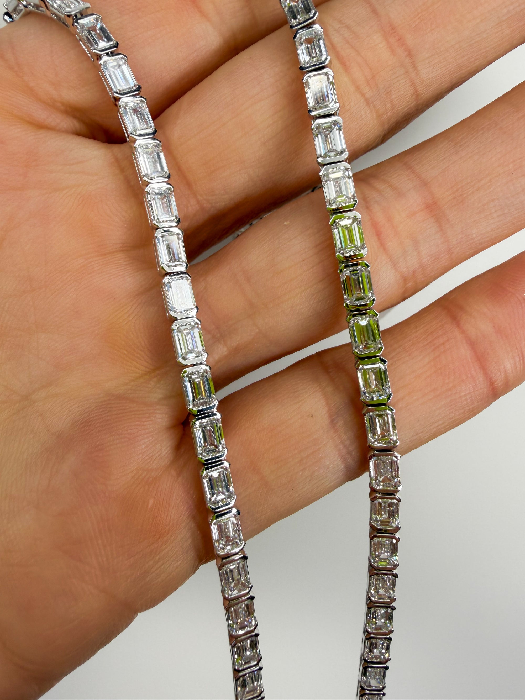 The Emerald Riviera Tennis Necklace