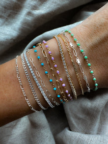 Italian Enamel Chain Bracelets