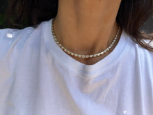 The Bezel Oval Tennis Necklace