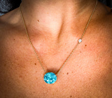 Crushed Ice Oval Paraiba Necklace