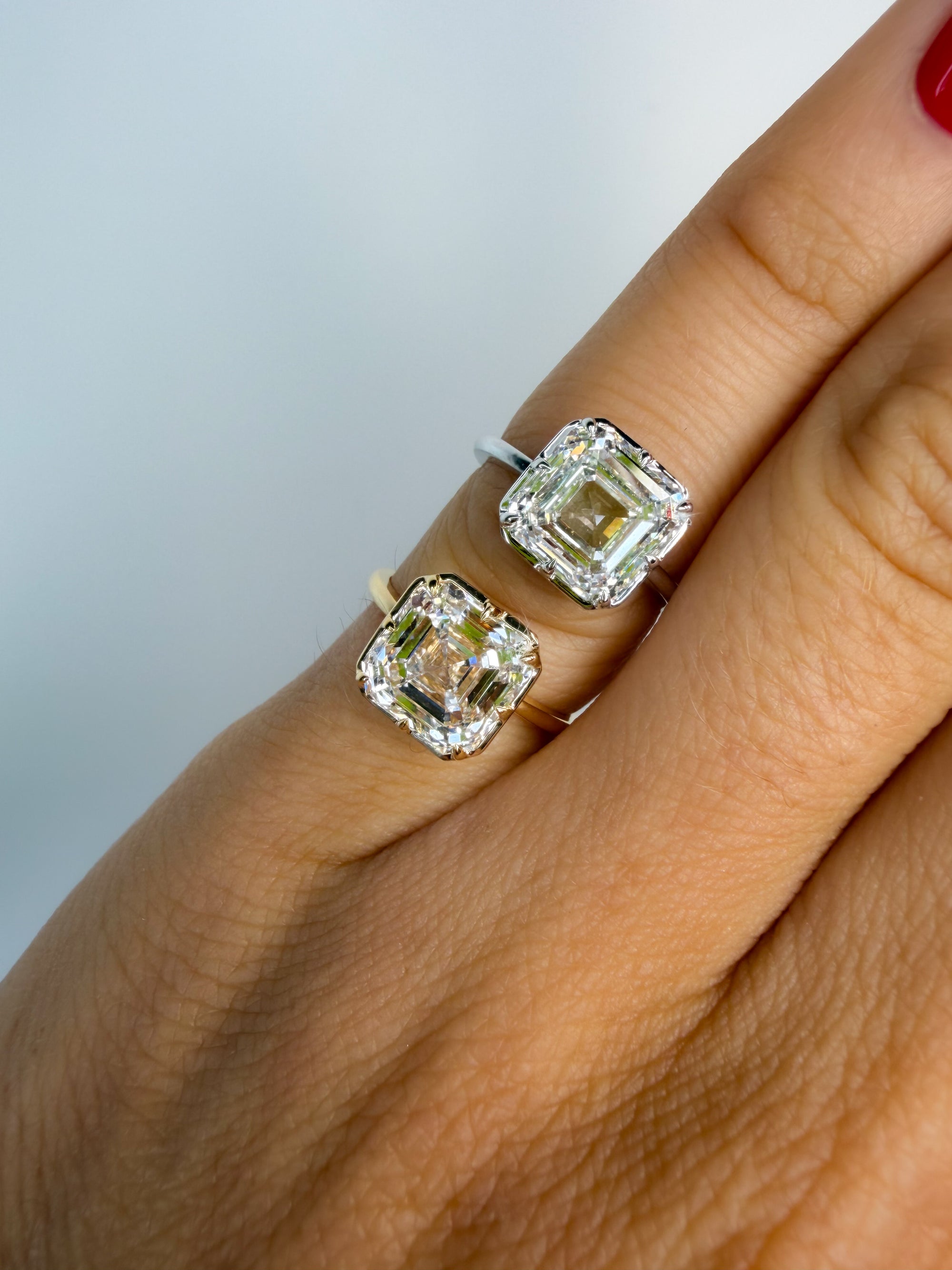 The Ride-or-Die Asscher Pinky Ring