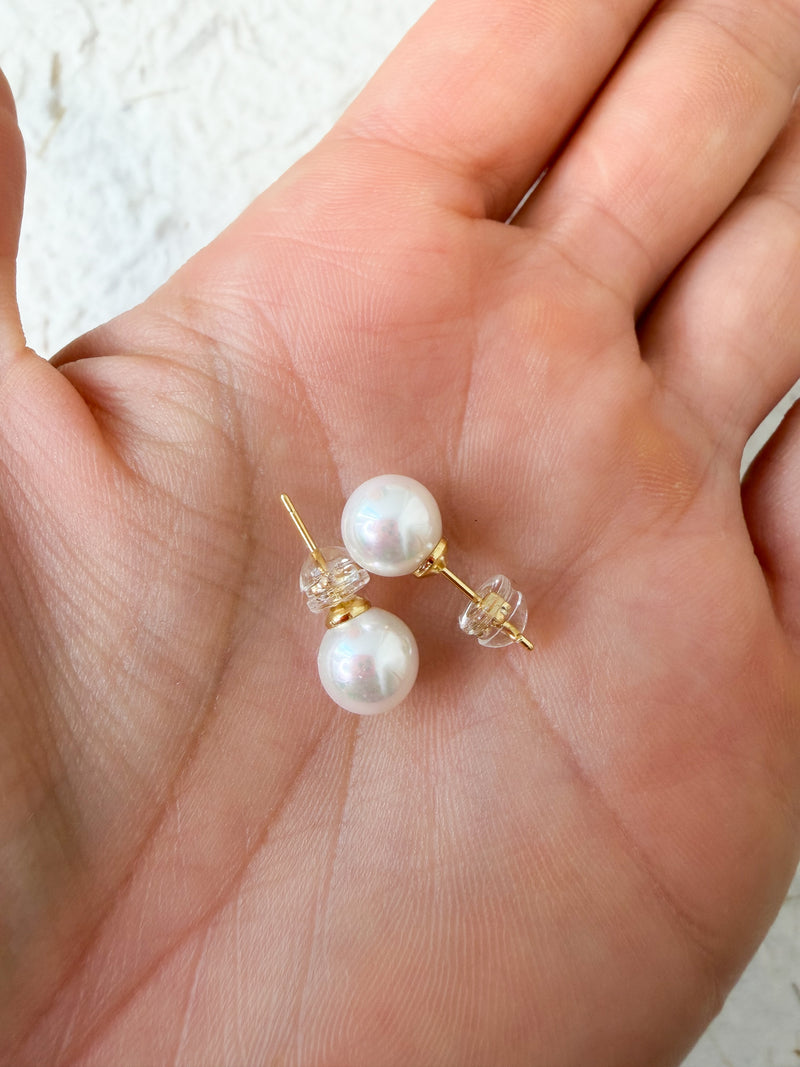 Lustre Pearl Studs