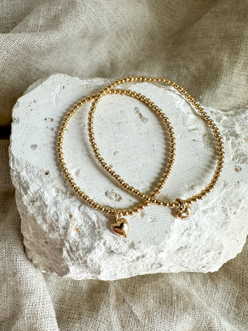 Dangly Mini Heart Bracelet