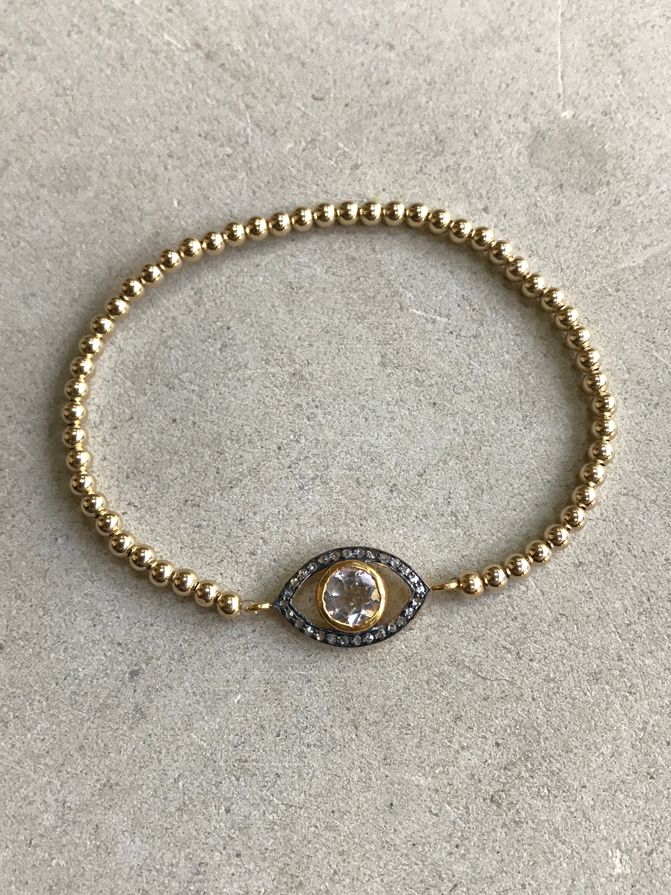 Black Diamond Eye Bracelet