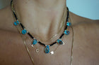 Blue Topaz & Spinel Necklace