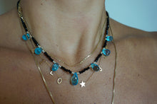 Blue Topaz & Spinel Necklace