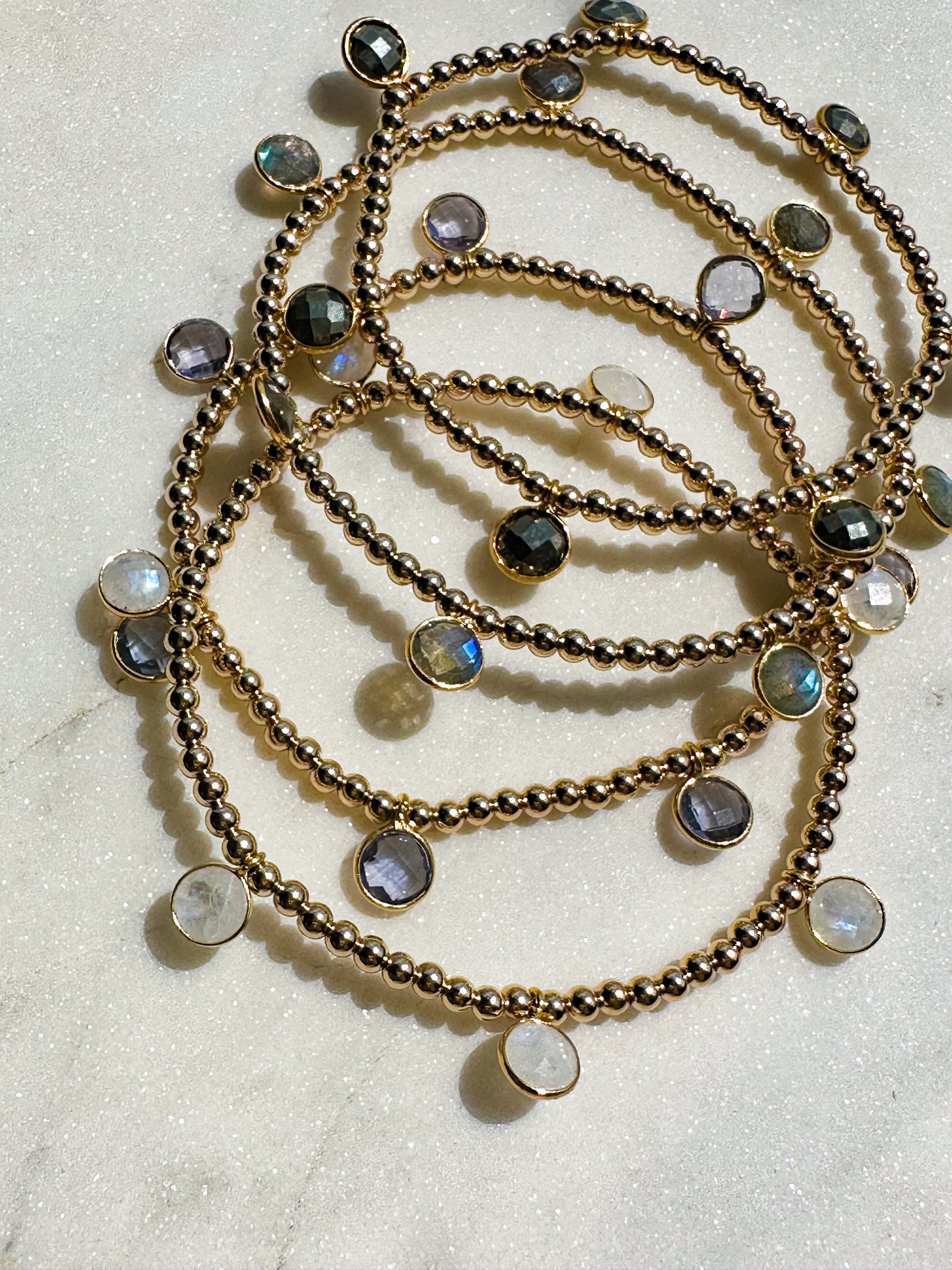Pyrite Drop Bracelet