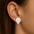 Spiked Pears - 10ctw Diamond Studs