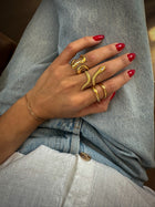 The Hammered Wave Ring