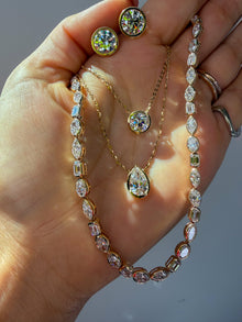 The Trilogy Multi-Shape Diamond Necklace