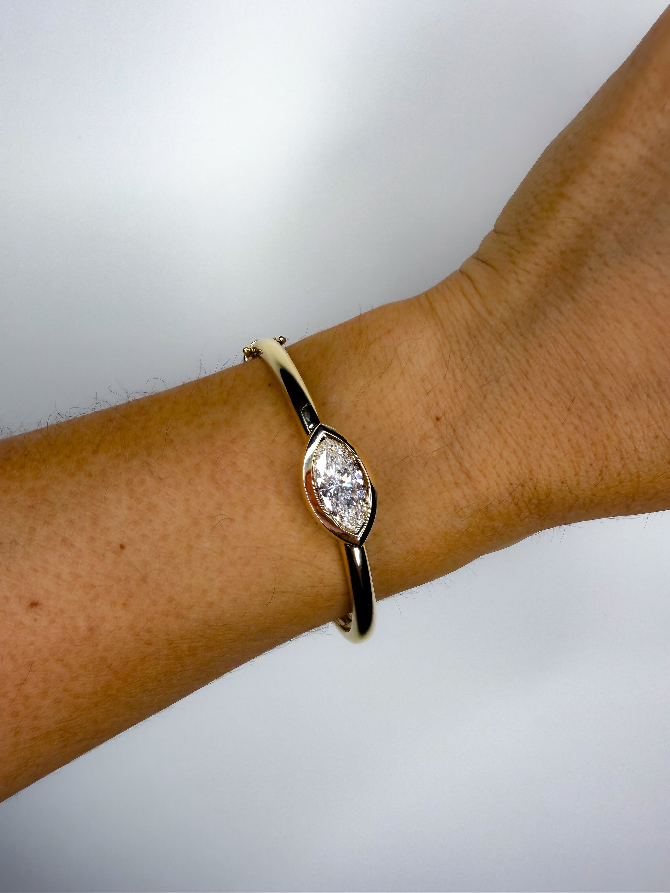 The Eye Marquise Bangle