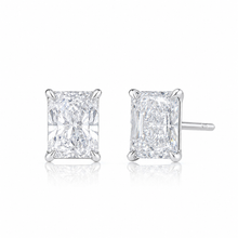 The Ideal Radiant Cut 4ctw Diamond Studs
