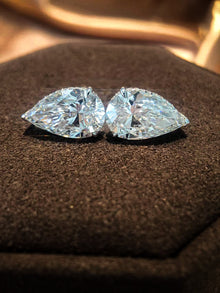 Spiked Pears - 10ctw Diamond Studs