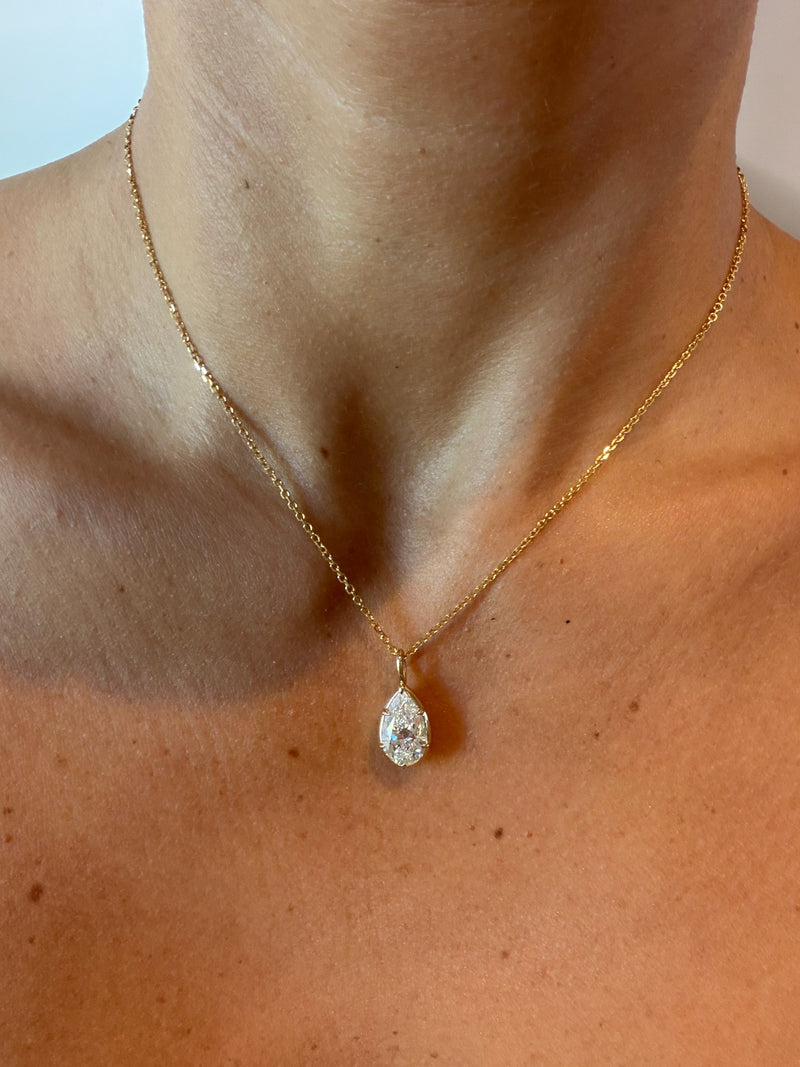 The Georgian Pear Necklace