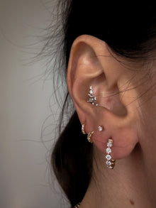 The Baby Icon Diamond Huggie