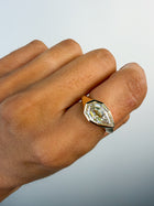 The Vesper East-West Pear Ring