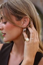 The Seraphine Pear Diamond Earrings
