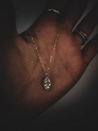 Georgian Marquise Pendant Necklace